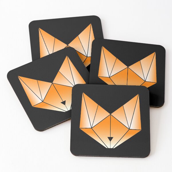 Item preview, Geometric Orange Fox designed and sold by Kaynum.