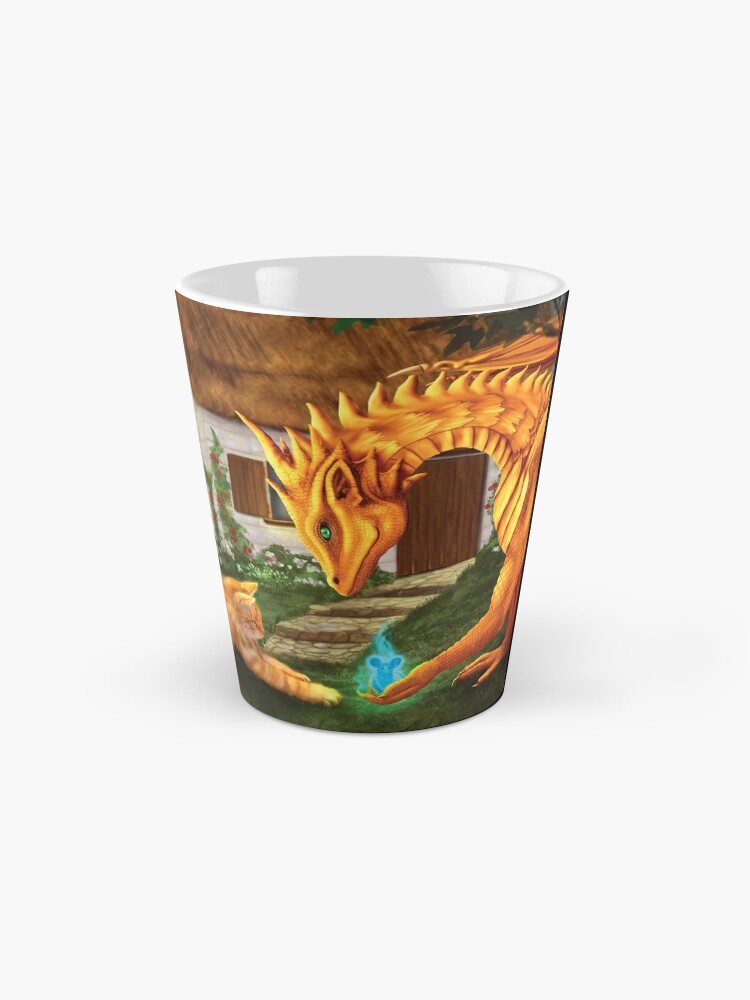 Alternate view of Cat and Dragon Mug