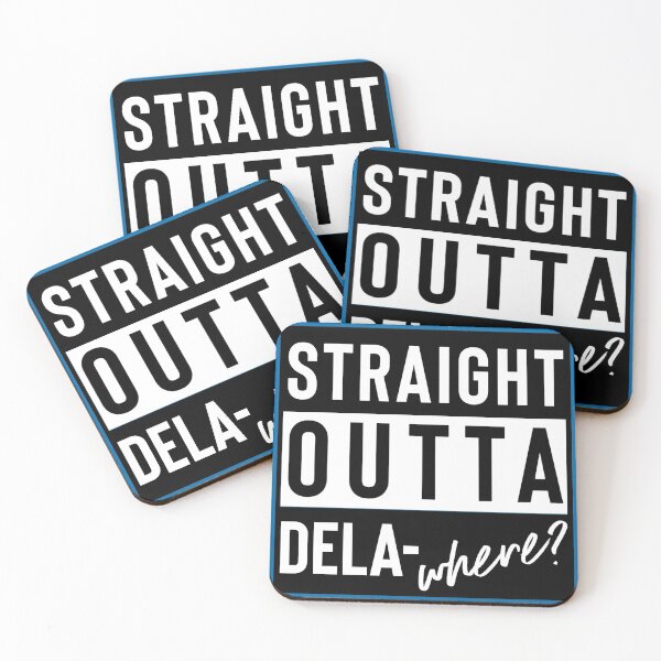 Item preview, Straight Outta Dela-Where? designed and sold by LadyDiBaldGuy.