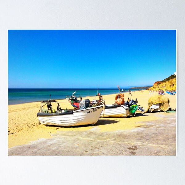 Item preview, Fishing Boats, Salema, Portugal, II designed and sold by Tess Salazar Espinoza.