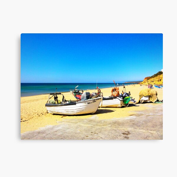 Item preview, Fishing Boats, Salema, Portugal, II designed and sold by Tess Salazar Espinoza.