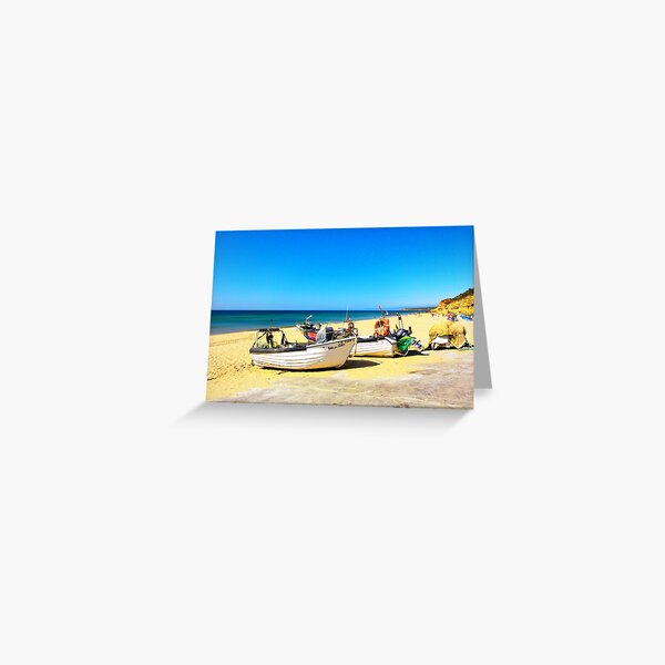 Item preview, Fishing Boats, Salema, Portugal, II designed and sold by Tess Salazar Espinoza.