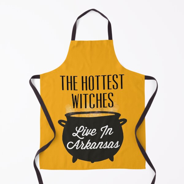 Item preview, The Hottest Witches Live in Arkansas Halloween Quote designed and sold by AMSonArt.
