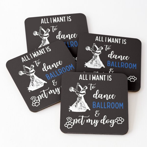 Item preview, All I want to do is to dance ballroom and pet my dog designed and sold by TallOne-apparel.
