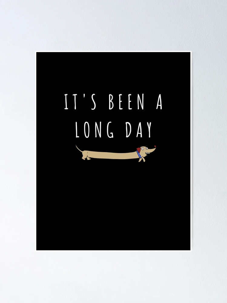 Thumbnail 1 of 3, Poster, Dachshund designed and sold by Paul's Designs.