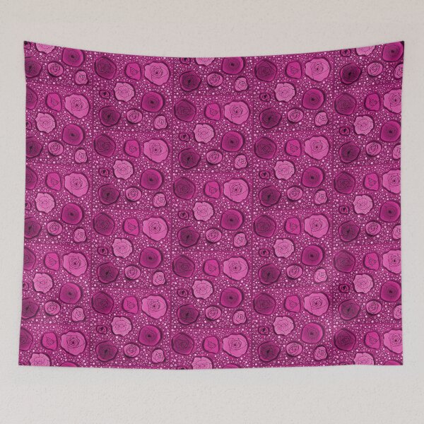 Aperçu de l'œuvre Fleurs Fuchsia Néon créée et vendue par Amelia Dean.