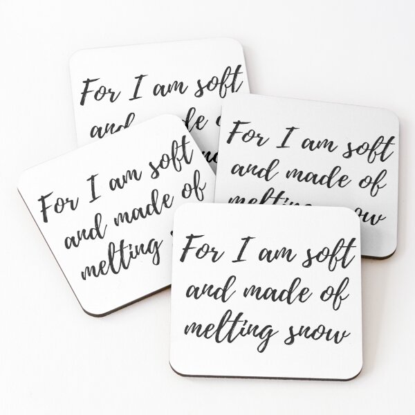 Item preview, For I am soft and made of melting snow designed and sold by eesienk.