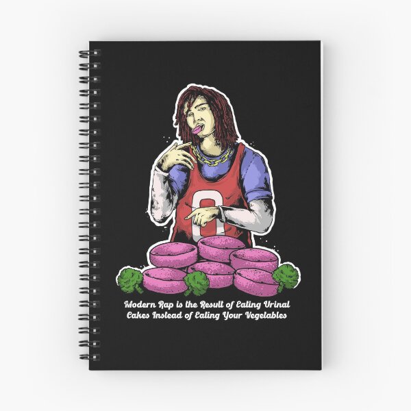 Item preview, Modern Rap is the Result of Eating Urinal Cakes Instead of Eating Your Vegetables | Cynical Hilarious Musician T Shirt designed and sold by The Snarky Musician.