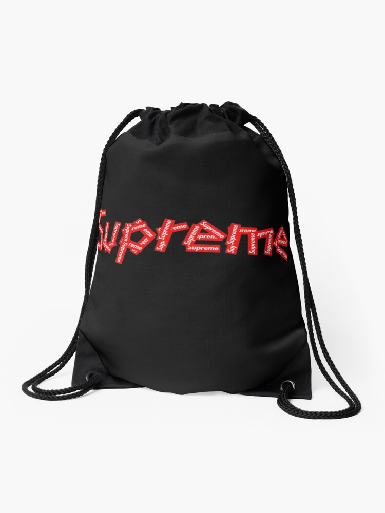 supreme drawstring bag