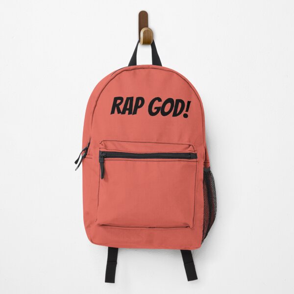 Eminem Rap God Backpacks Redbubble