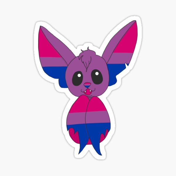 Flappy the Bi Bat Sticker