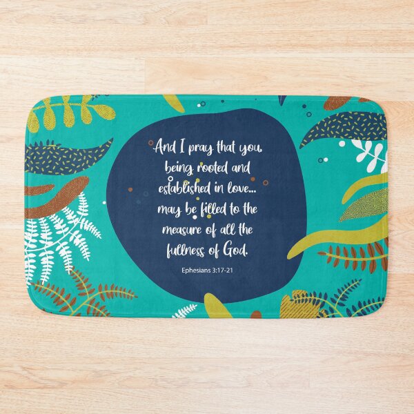 Item preview, All the fullness of God, Ephesians 3:17-21, Bible Quote designed and sold by StudioCitrine.