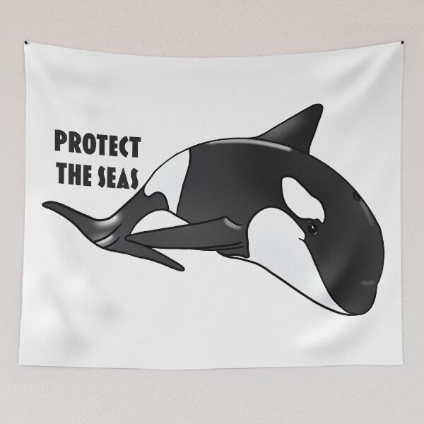 Item preview, Protect the Seas - Orca designed and sold by bellamousse design co.