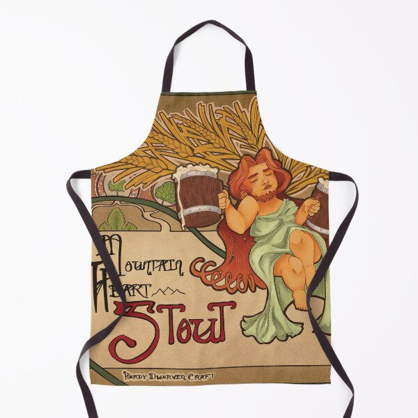 Item preview, Fantasy Art Nouveau Stout Ad designed and sold by GoblinWizarts.