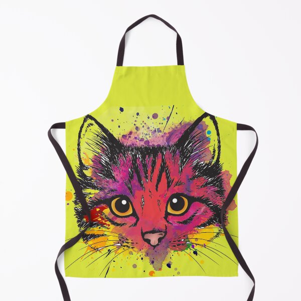Item preview, Colorful cat designed and sold by Smart-n-sassy.