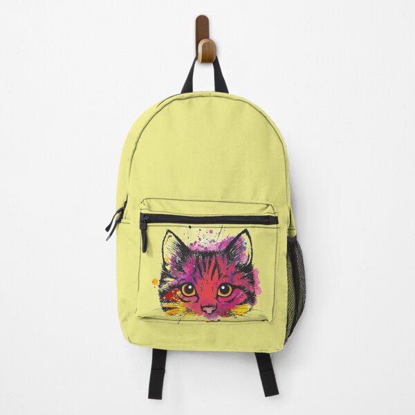 Item preview, Colorful cat designed and sold by Smart-n-sassy.
