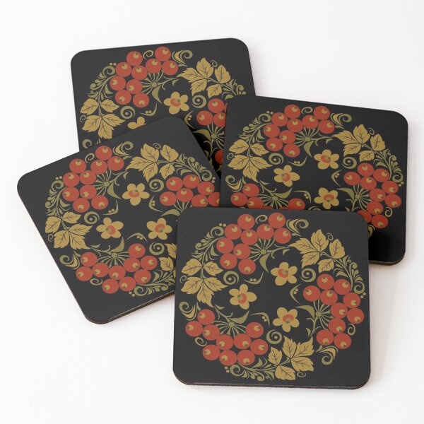 Item preview, Traditional Russian pattern Khokhloma (Khokhloma) designed and sold by Papilloneffect.