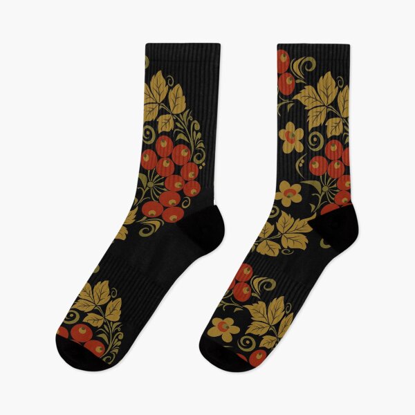 Item preview, Traditional Russian pattern Khokhloma (Khokhloma) designed and sold by Papilloneffect.