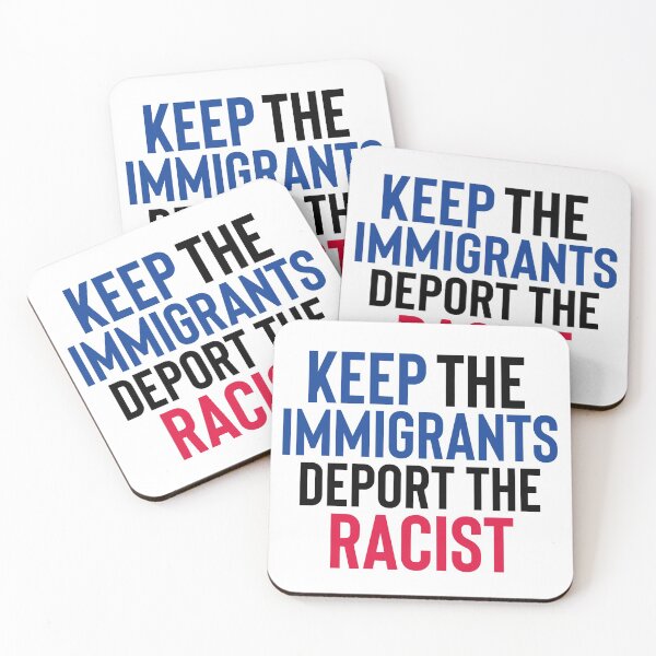 Item preview,  keep the immigrants deport the racists designed and sold by The Pattern Artist.