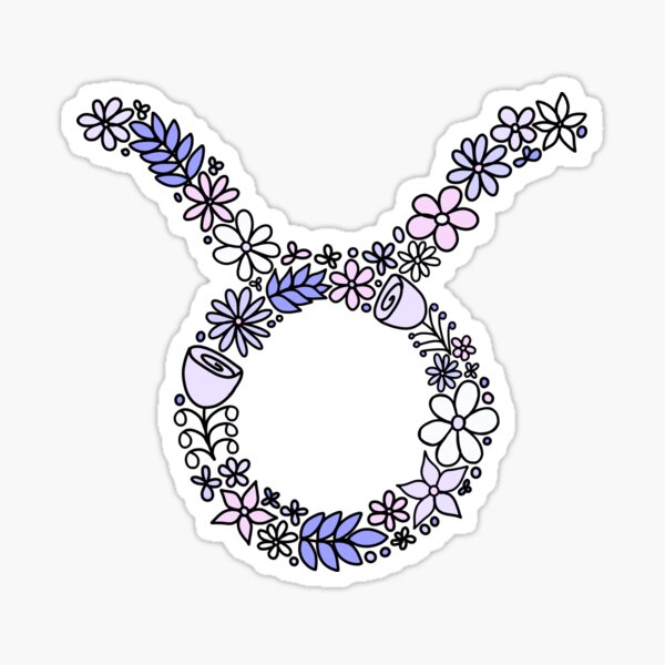 Item preview, Purple Taurus Zodiac Symbol designed and sold by karinapezeshkan.