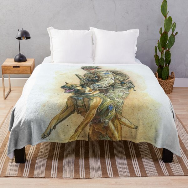Item preview, German Shepherd Dog Art danger dogs soldier designed and sold by Coolstuff4you71.