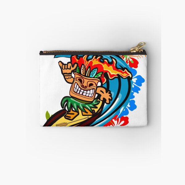 Item preview, Hang Loose surfing Tiki Totum with Hair on Fire designed and sold by mamijammi.