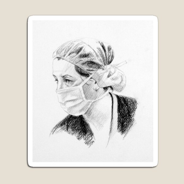 Nurse Cher by Avril Thomas Magnet
