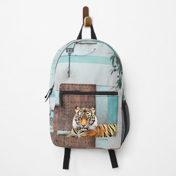 Item preview, Entrance wooden door with tiger on guard designed and sold by Prevlin.
