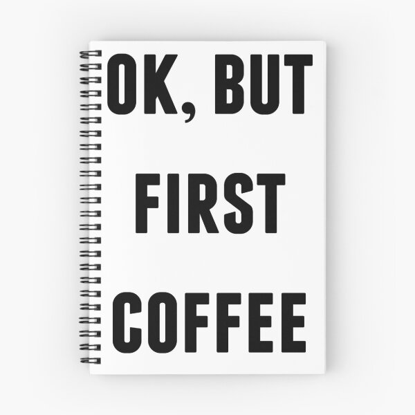 Item preview, OK BUT FIRST COFFEE designed and sold by kennaplate.