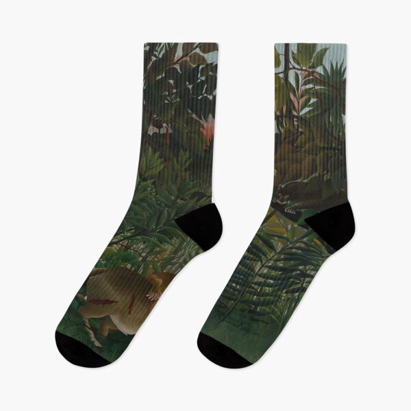Item preview, Henri Rousseau - The Hungry Lion Attacking an Antelope - BigArt designed and sold by BigArt.