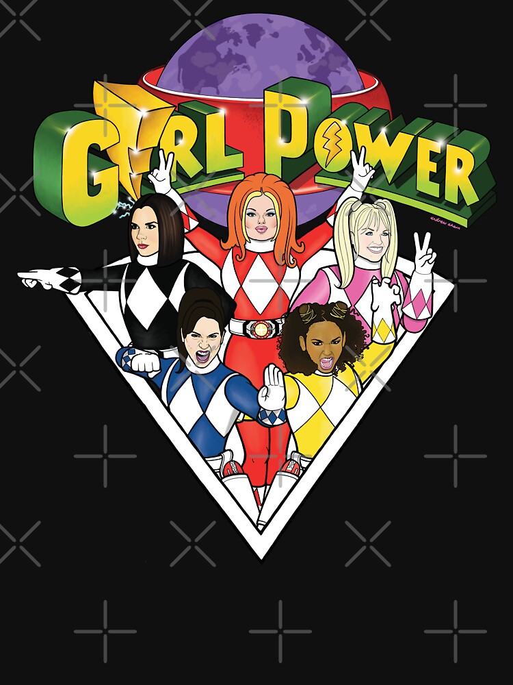 Thumbnail 7 von 7, Classic T-Shirt, MÄDCHEN-RANGERS-DREIECK designt und verkauft von AndrewAhernArt.
