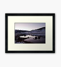 Spencers Creek - Winter Dusk 03 Framed Print
