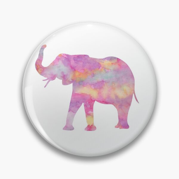 Aperçu de l'œuvre Éléphant aquarelle créée et vendue par kennaplate.