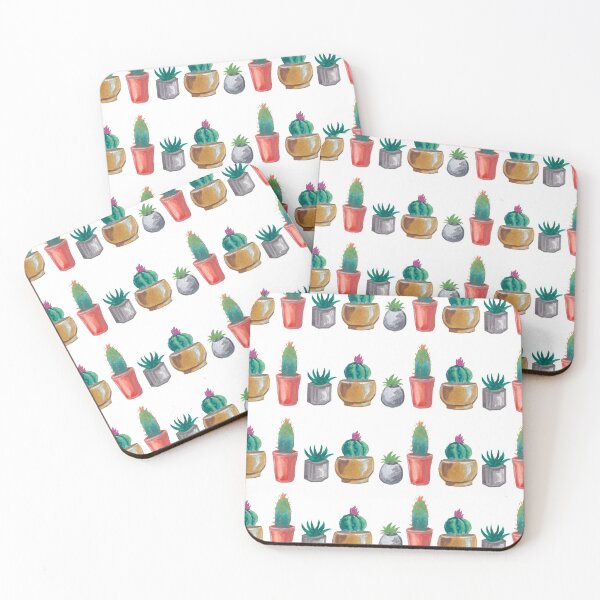Item preview, Succulent and cacti pattern designed and sold by balefyren.