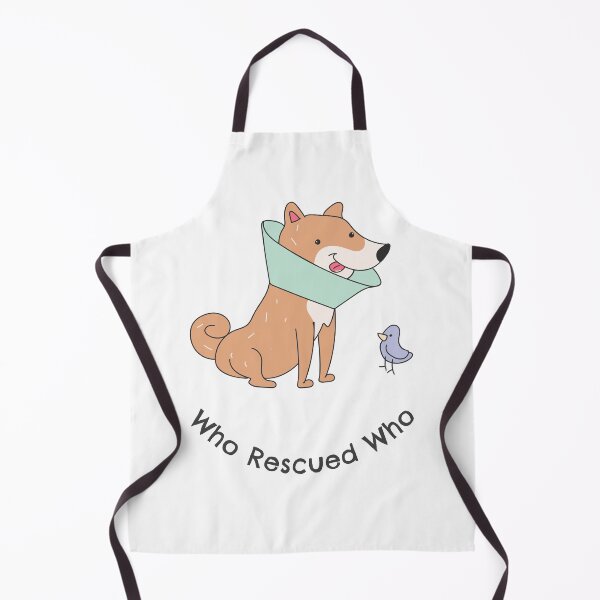 Item preview, Who Rescued Who - Cone of Shame designed and sold by daphfed.