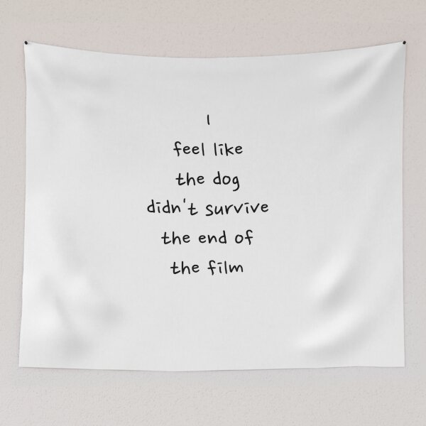 Item preview, I feel like the dog didn't survive the end of the film designed and sold by Bexter97.