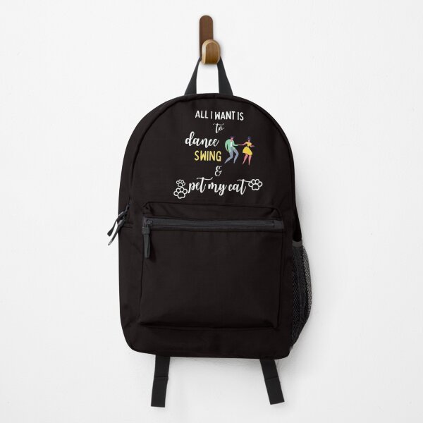 Item preview, All I want to do is to dance swing and pet my cat designed and sold by TallOne-apparel.