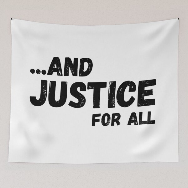 Item preview, And Justice for all - Black text designed and sold by KarolinaPaz.