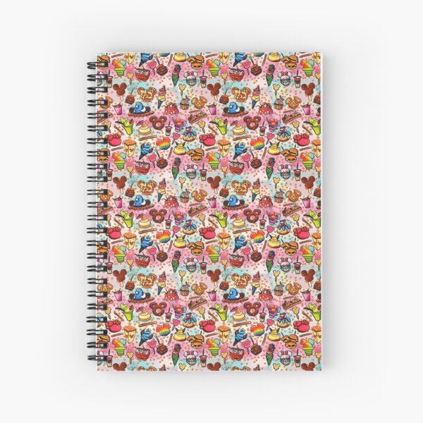 Rainbow Tye Dye Park Snack Spiral Notebook