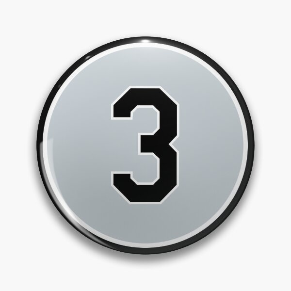 Item preview, Harold Baines #3 Jersey Number designed and sold by StickBall.