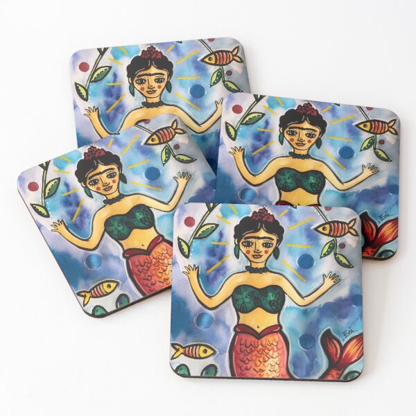 Item preview, Frida mermaid designed and sold by Evuarts.