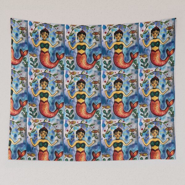 Item preview, Frida mermaid designed and sold by Evuarts.