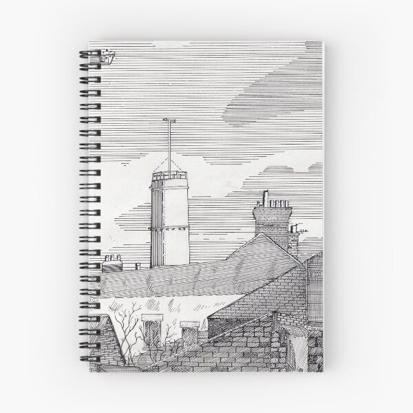 Item preview, 111 - BATH TERRACE CORNER, BLYTH - DAVE EDWARDS - INK - 1985 designed and sold by BLYTHART.