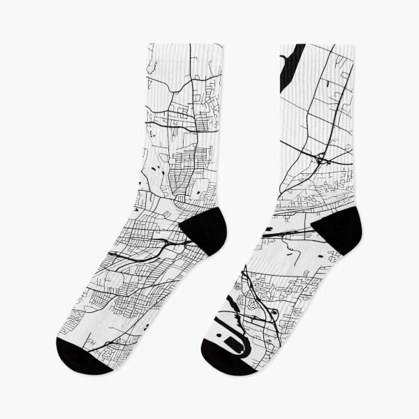 Item preview, Hartford, USA Road Map Art - Earth Tones designed and sold by hatimelhag.