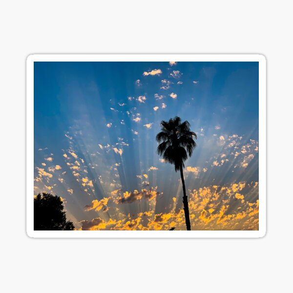 Summer Sky Sunbeams Sticker