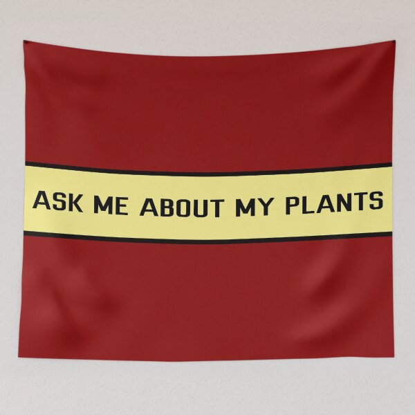 Item preview, Ask me about my plants yellow designed and sold by tripanthias.