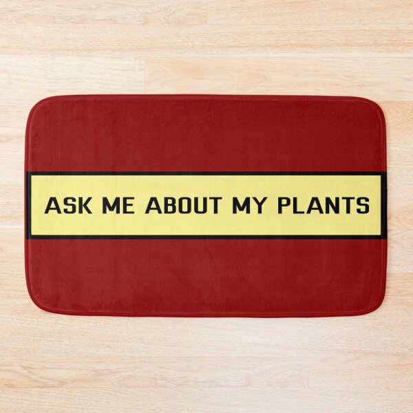 Item preview, Ask me about my plants yellow designed and sold by tripanthias.