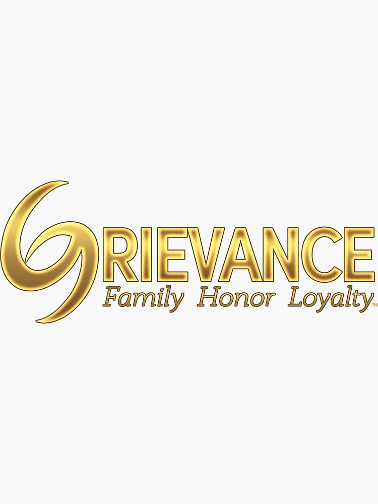Thumbnail 3 of 3, Sticker, Grievance - Family Honor Loyalty designed and sold by Grievance-Swag.