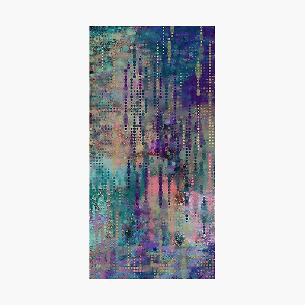 Item preview, Purple and Teal Abstract Painting 090720.1  designed and sold by Kristi Duggins.