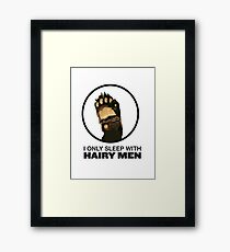 Come here Brawny Man Framed Print